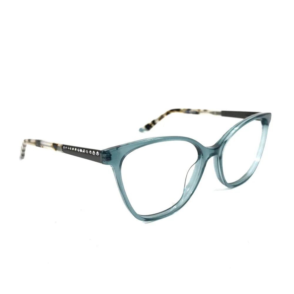 Steve Madden Eyeglasses Frames TRIXIE GREEN SEAFOAM Tortoise Cat Eye 54-16-140